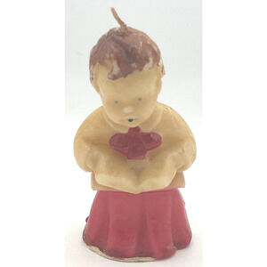 Vintage Tavern Candles Choir Singer Decorative Holiday Candle 4.5" H588-B